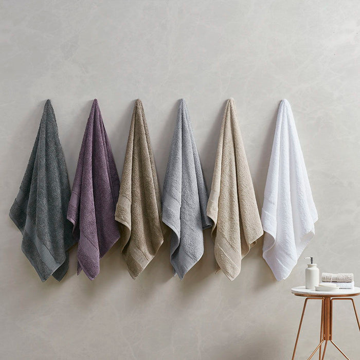100% Egyptian Cotton 6 Piece Towel Set - Charcoal