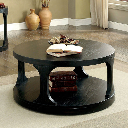 Carrie - Coffee Table - Antique Black Unique Piece Furniture