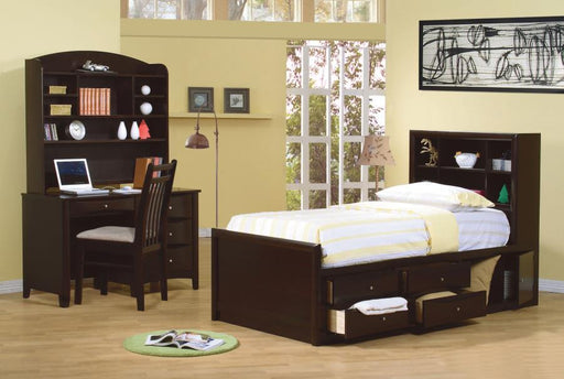 Phoenix - Bookcase Bed with Underbed Storage Unique Piece Furniture