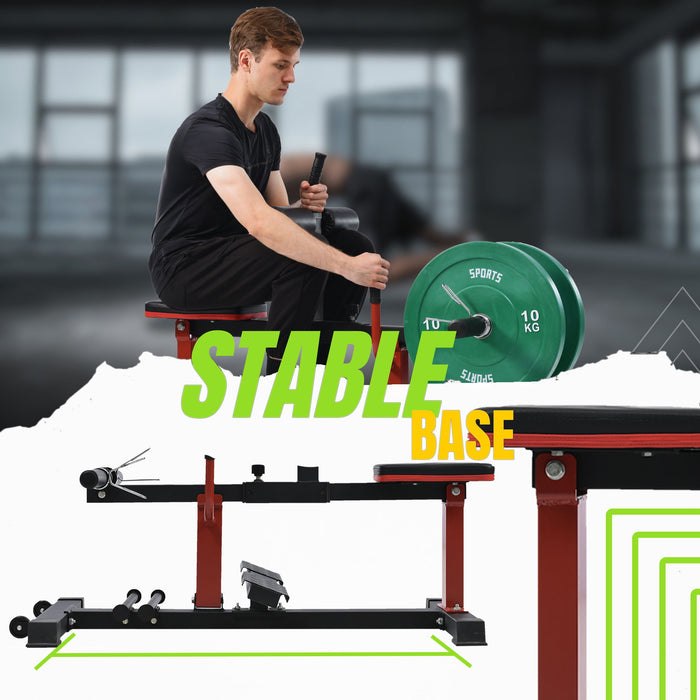 Adjustable Seated Calf Raise Machine, Calf Raise Machine With Band Pegs, Leg Trainer Home Gym