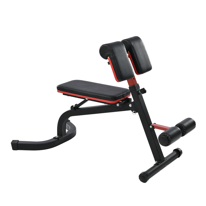 Roman Chair With Adjustable Height, Multi - Function Bench, Back Extension Bench, Ab Chair For Whole - Body Training