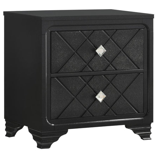 Penelope - 2-Drawer Nightstand - Black Unique Piece Furniture