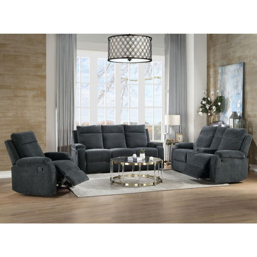 Elijah - Sofa - Slate Blue Chenille Unique Piece Furniture