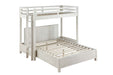 Celerina - Twin Loft Bed - Weathered White Finish Unique Piece Furniture
