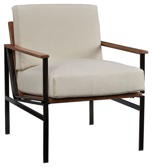 Tilden - Ivory / Brown - Accent Chair Unique Piece Furniture
