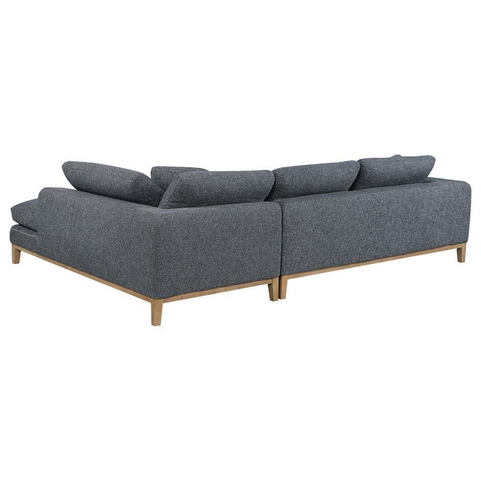 Persia - 2 Piece Modular Sectional - Gray Unique Piece Furniture