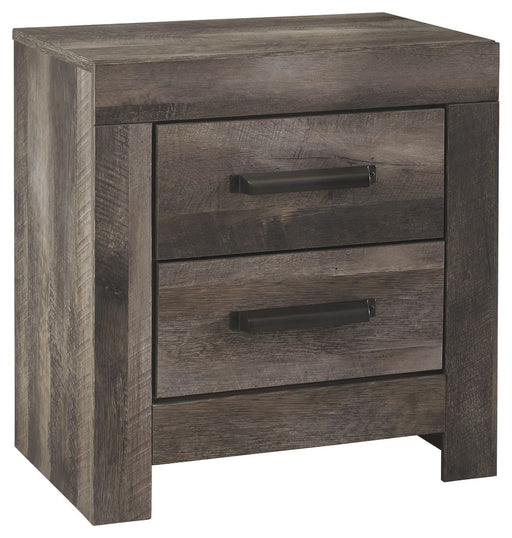Wynnlow - Gray - Two Drawer Night Stand Unique Piece Furniture