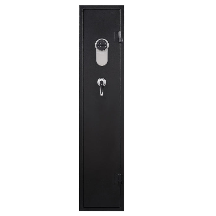 Digital Keypad Gun Safe Quick Access Electronic Storage Steel Security Cabinet - Black Steel