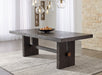 Burkhaus - Dark Brown - Rectangular Dining Room Extension Table Unique Piece Furniture