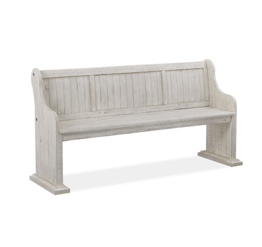 Bronwyn - Bench With Back - Alabaster Unique Piece Furniture