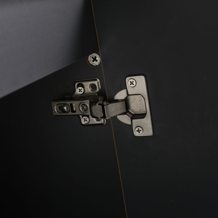 Contemporary Freestanding Bathroom Vanity With Adjustable Shelves