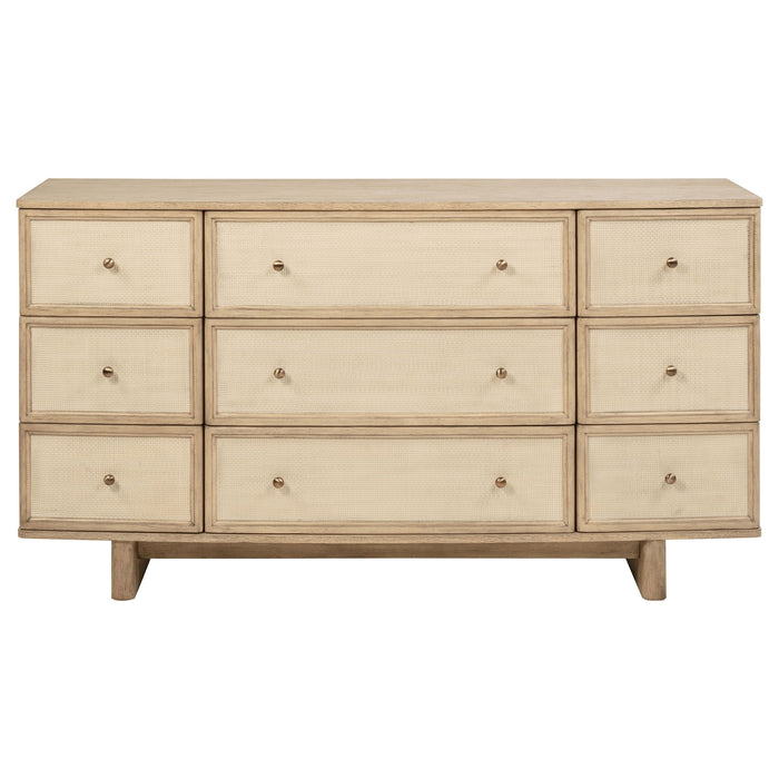 Kimpton - 9 Drawer Dresser Cabinet - Beige