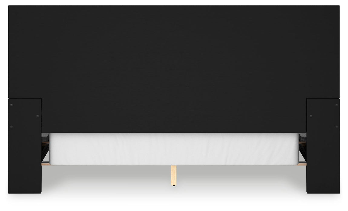 Londer - California King Panel Bed - Black