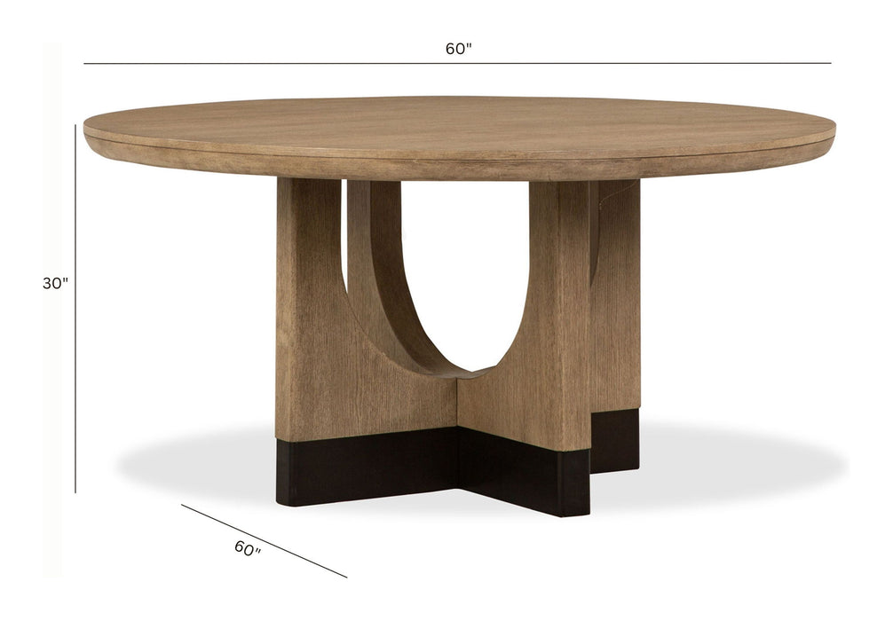 Tristan - 60" Round Dining Table Set