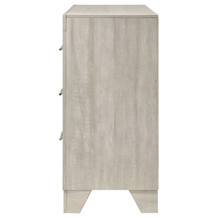 Strout - 6 Drawer Dresser - Cream