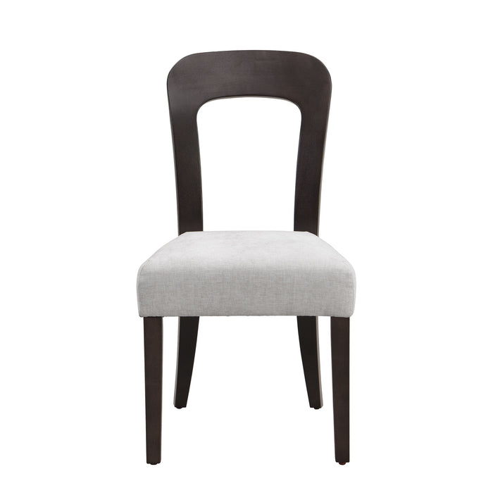 Upholstered Dining Chairs (Set of 2) - Gray