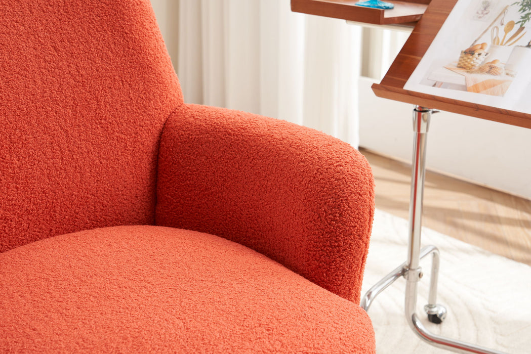 Teddy Swivel Barrel Chair, Swivel Accent Chairs Armchair For Living Room