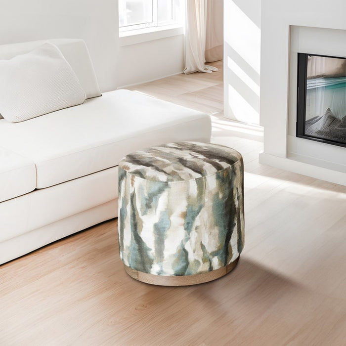 Oval Accent Ottoman - Multi