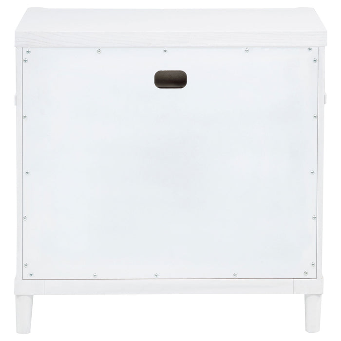 Gracemont 3-drawer Bedroom Nightstand Bedside Table White