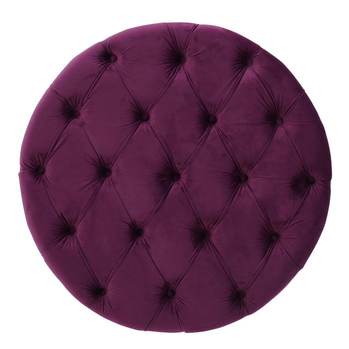 Modern Glam Ottoman Velvet