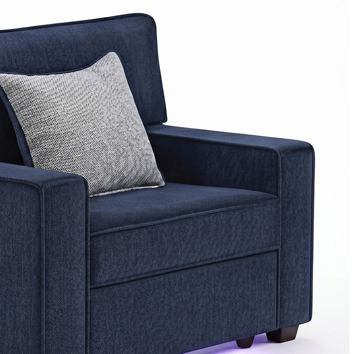 Rita - Accent Chair With LED Underlighting