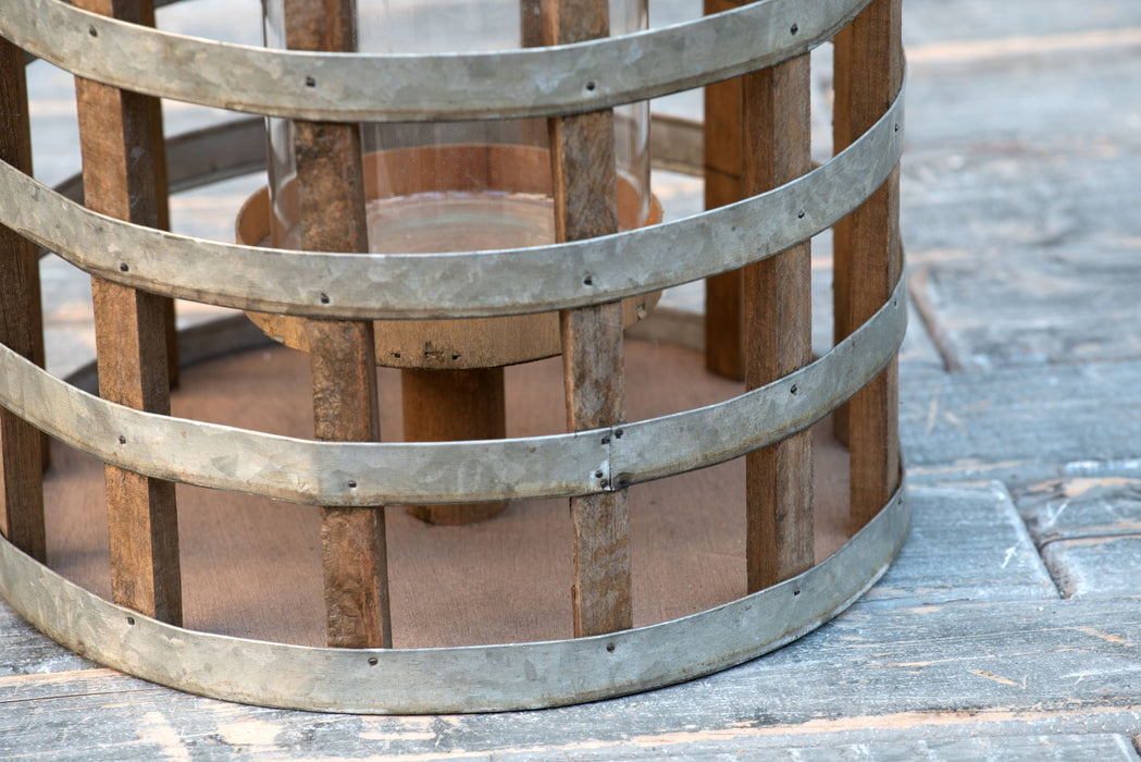 Decorative Lantern With Handle, Wooden Lantern For Indoor Outdoor, Home Garden Wedding