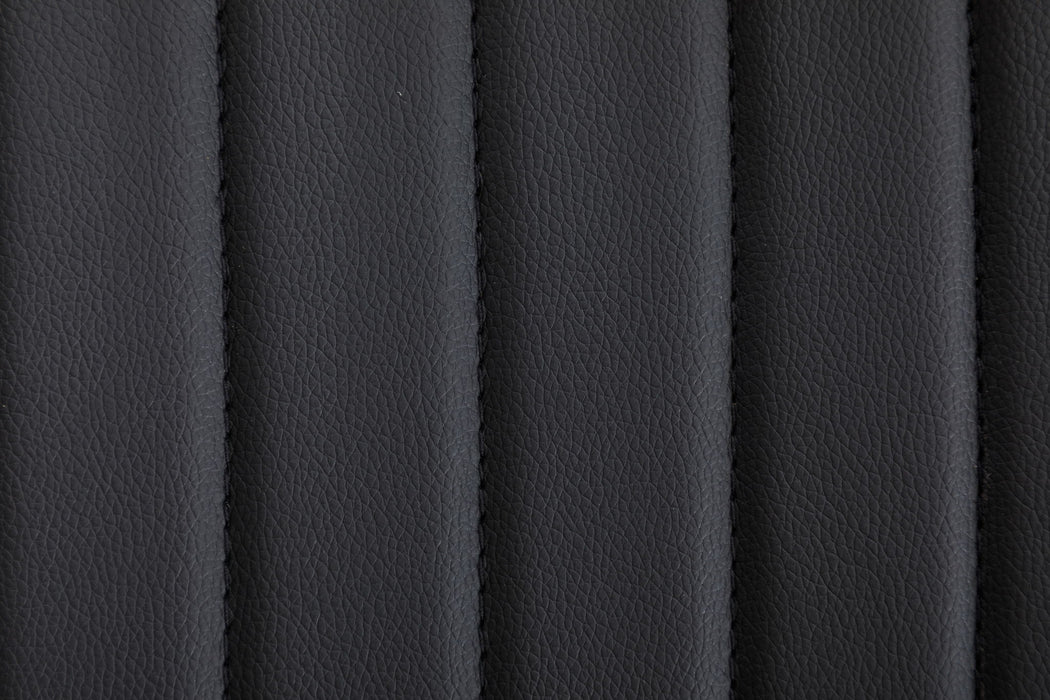 Dining Chairs (Set of 2) Mid-Century Modern Retro Faux Leather Chair With Bentwood Upholstered Seat Metal Legs Adjustable Foot For Kitchen Dining Room Chairs