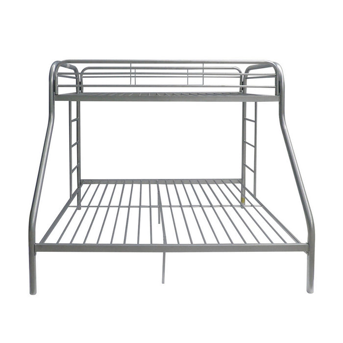 Tritan - Twin / Full Bunk Bed - Silver