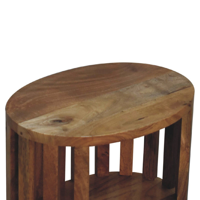 Ariella - Single Shelf Nightstand - Oak