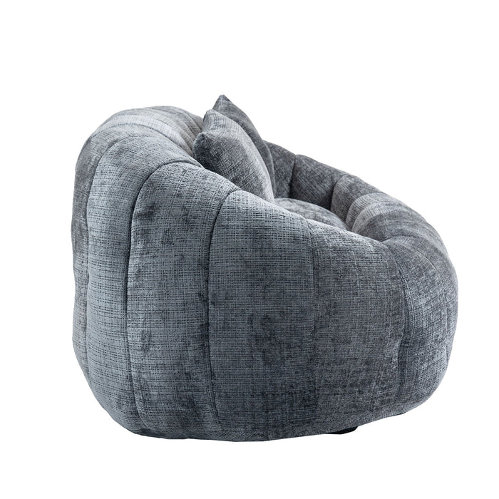 Bean Bag Lazy Sofa, Durable Comfort Lounger High Back Bean Bag Chair Couch