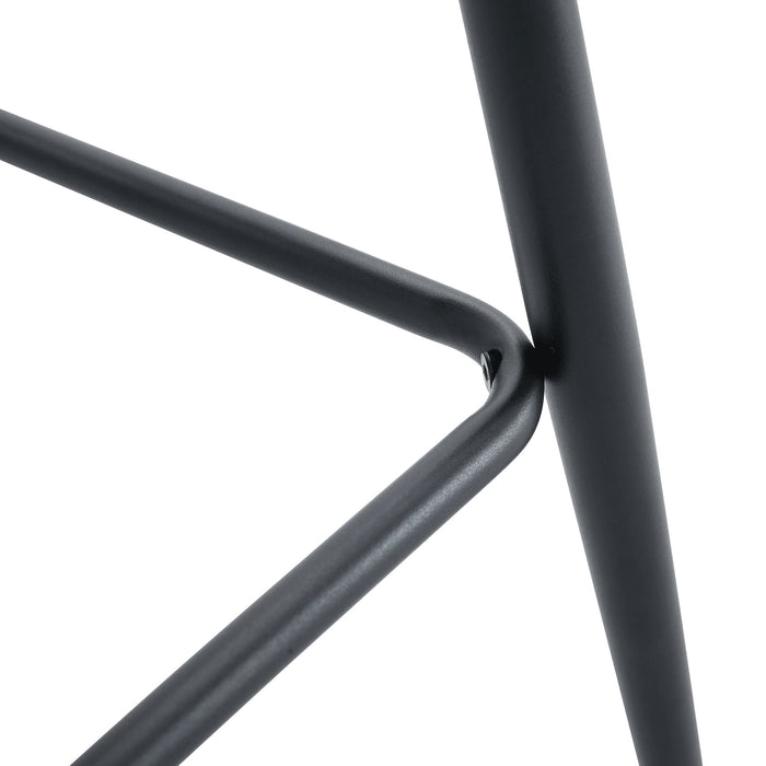 Bar Chair Set Comfortable With Metal Legs And Ergonomic Design