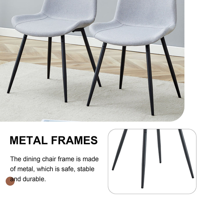 Modern Medieval Style Restaurant Cushioned Chairs With Suede Backrests