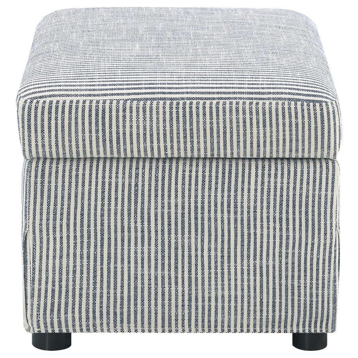 Winter - Upholstered Hydraulic Lift Top Storage Ottoman