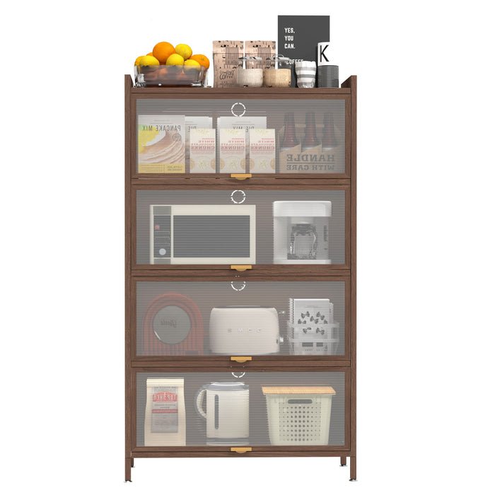 Flip Doors Cabinet, With Ample Storage Space
