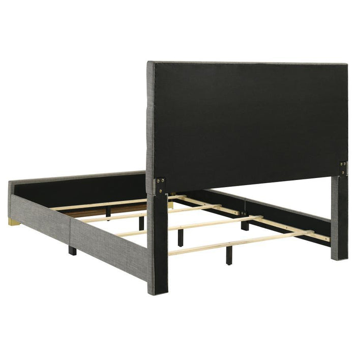 Ines - Fabric Upholstered Panel Bed