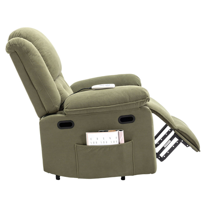 Massage Recliner Power Lift Chair With Adjustable Massage And Heating Function