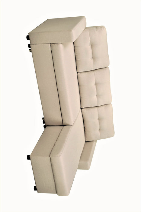 Convertible L Shaped Sectional Sleeper Sofa Bed, Saving Pull Out Couch