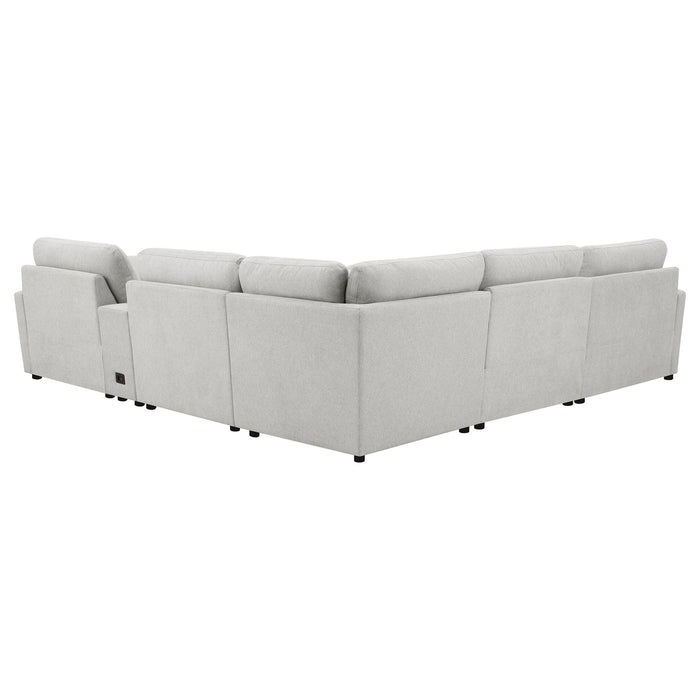 Hollander - 6 Piece Modular Power Reclining Sectional Sofa