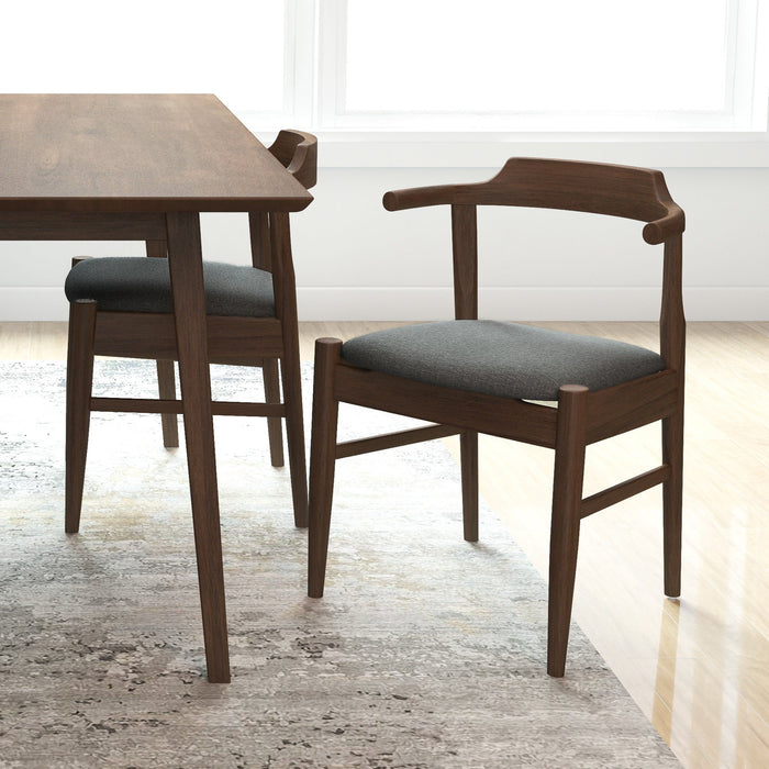 Dakota - Mid-Century Modern Velvet Dining Chair (Set of 2)