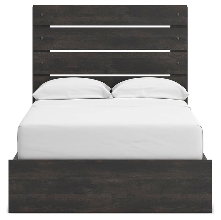 Hollivern - Panel Bed With Storage