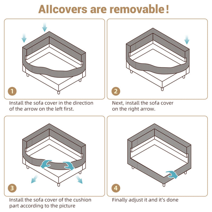 Modern Comfy Upholstered 4 Seat Sofa Cloud Couch,Deep Seat With Soft Pillows