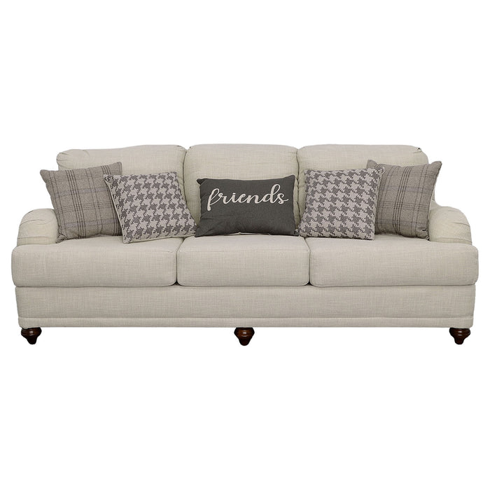 Anderson - 2 Piece Cushion Back Living Room Set - Gray