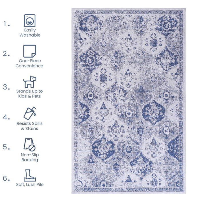 Maval - Stunning Washable Area Rug