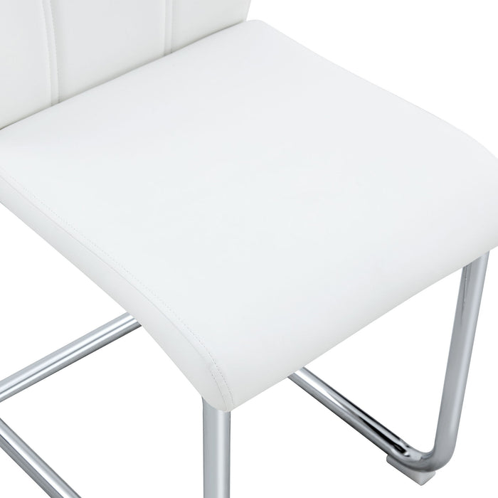 Modern Dining Chairs With High Backrest And Sturdy Legs