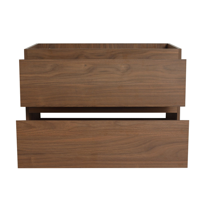 Wall Mounted Bathroom Vanity Cabinet, Soft Close Drawers (Vanity Only)