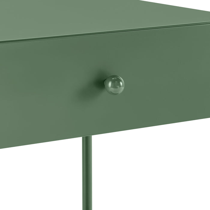 Colette - 1 Drawer Nightstand With Bottom Shelf - Green