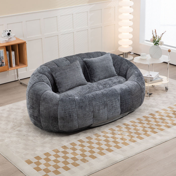 Bean Bag Lazy Sofa, Durable Comfort Lounger High Back Bean Bag Chair Couch