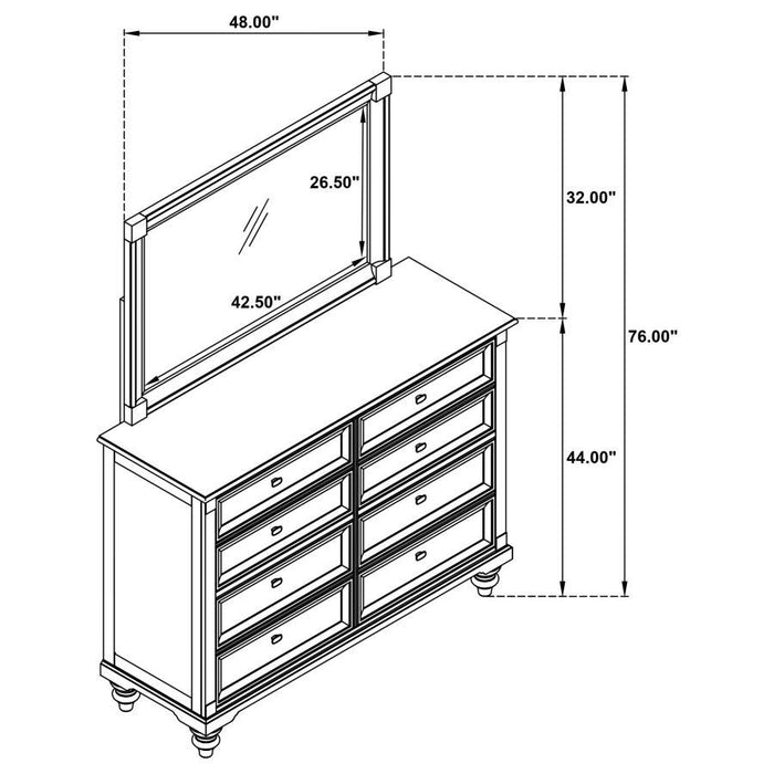 Andover - 8-Drawer Dresser