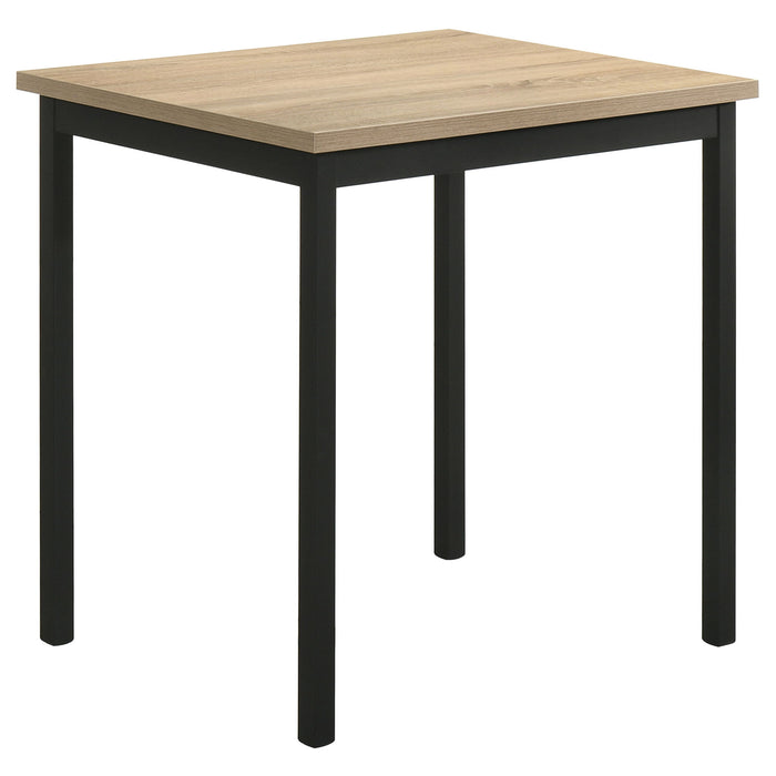 Garza 5-piece Space Saving Rectangular Dining Table Greige Oak