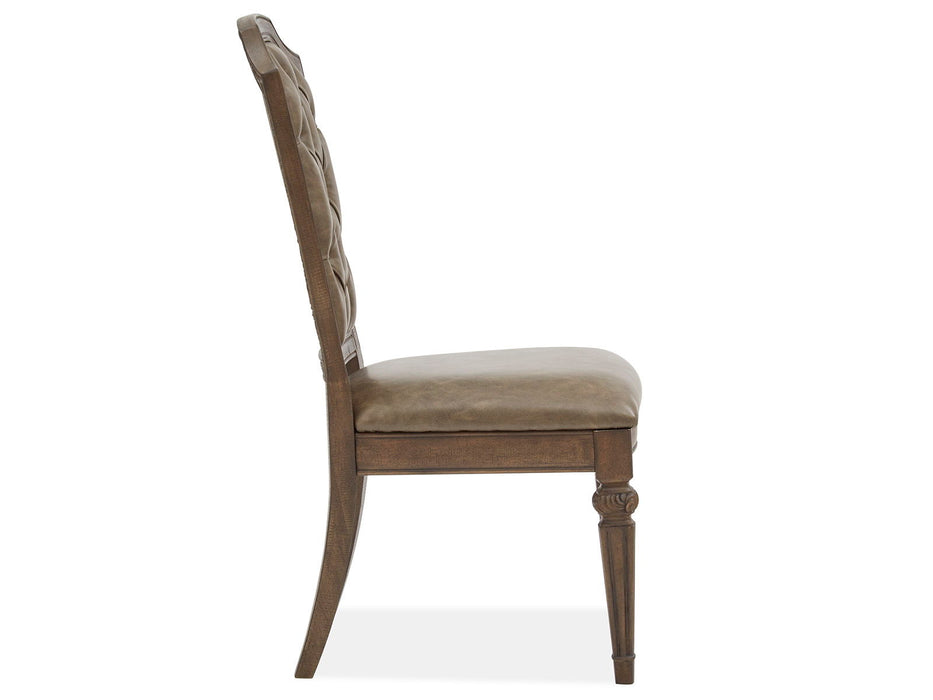 Durango - Wood Dining Side Chair With Upholstered Seat and Back (Set of 2) - Willadeene Brown